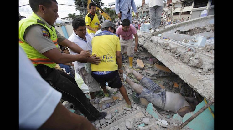 Terremoto Ecuador